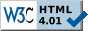 Valid HTML 4.01!