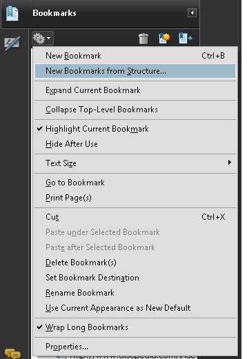 Make Pdf Bookmarks Open Automatically Clear