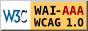 Em conformidade com o nvel 'AAA' das WCAG 1.0 do W3C