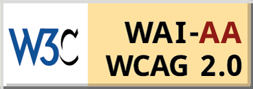 Questo sito web è conforme alle linee guida per l'accessibilità WCAG 2.0 di livello doppia A del W3C