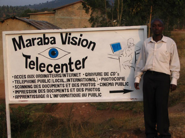 Maraba Vision Telecenter Sign