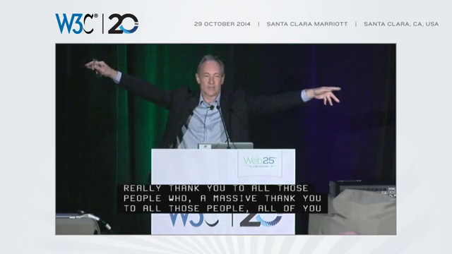 Tim Berners-Lee speaking