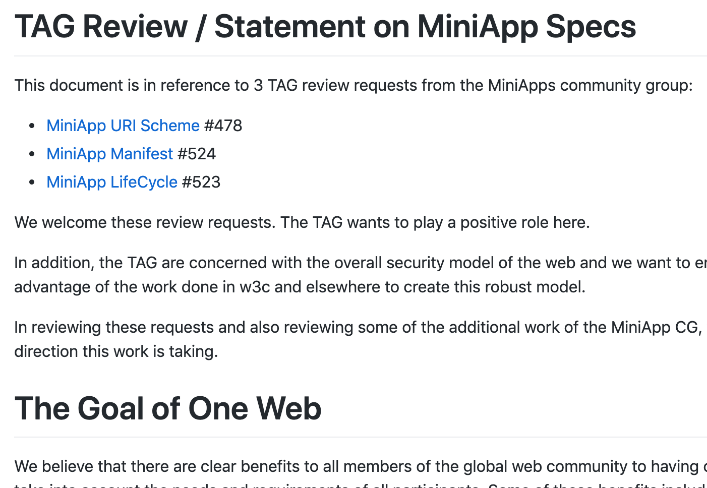 tag review on miniapp