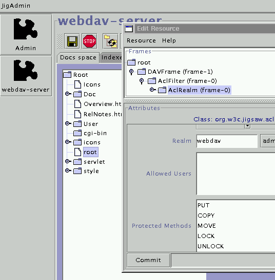 setup webdav server