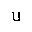 LATIN SMALL LETTER U