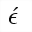 GREEK SMALL LETTER EPSILON WITH TONOS