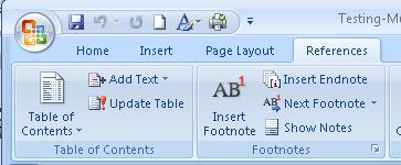 how to convert endnotes to footnotes in word 2007