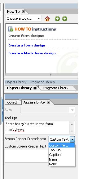PDF10: Providing labels for interactive form controls in PDF documents |  WAI | W3C