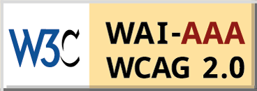 Level AAA conformance icon, W3C-WAI Web Content Accessibility Guidelines 2.0