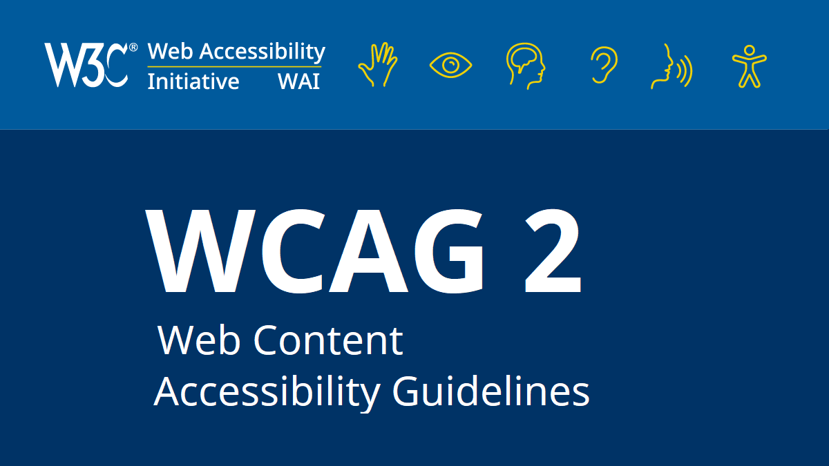 Web Content Accessibility Guidelines (WCAG) 2.1