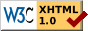 有效的XHTML 1.0！